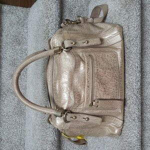 Andrea Mabiani 2 way bag metallic gold with strap